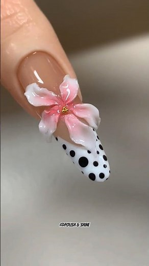 3D Flower Nail Art Design Tutorial 🌸 | Easy Floral Nails Step by Step #magneticnails #pedicure #nail