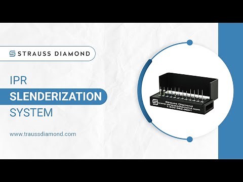 How to Perform Interproximal Reduction with Slenderization Burs - Strauss Diamond