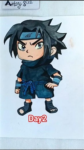 cute sasuke drawing 🖌️🔥#sasuke#naruto#AnimeArt #Drawing#ytshorts#shorts