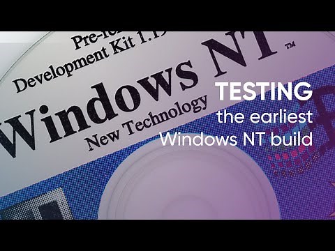 Trying The Earliest Windows NT Build - 196.1