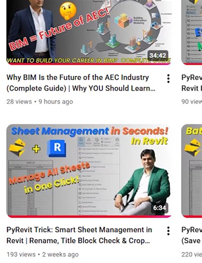 BIM Shikshha on Instagram: "🚀 Want to learn more PyRevit automation tricks? 👉 Learn how to change sheet names to UPPERCASE, lowercase, or Title Case instantly in Revit using PyRevit - a HUGE time-saving hack for project documentation! 👉 This PyRevit tool helps you format sheet names in bulk, maintain consistency, and avoid manual renaming errors. 🎯 In this video, you’ll learn: ✅ How to convert sheet names to UPPERCASE ✅ How to switch sheet names to lowercase or Title Case ✅ Smart workflow ti
