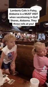 1.9K views · 20 reactions | Lamberts Cafe in Foley, Alabama is a MUST VISIT when vacationing in Gulf Shores, Alabama. They throw rolls at you! Follow on TIkTok kaystratt | True Southern Accent | Facebook