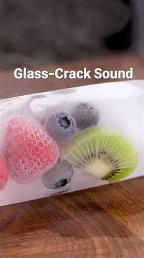 4K】【ASRM Meets healthy salad 🍓🥭#asmr #satisfying #relaxing #cutting #glass #4k #cake#visualtingle