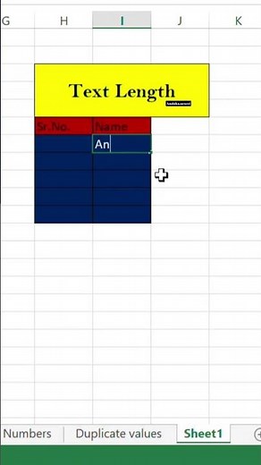 Text length using DATA VALIDATION in #excel #excelformula #exceltricks #exceltips #explore