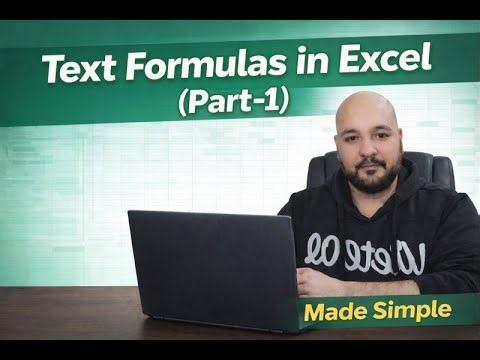 8. Text Formulas in Excel (Part-1)