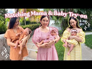 Mum & Baby Matching Try-on Haul