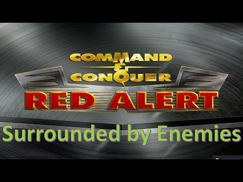 Command and Conquer Red Alert Remastered FFA (Surrounded by Enemy Bases)