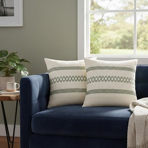 Sage Green Boho Pillow Covers Set of 2 Farmhouse Throw Pillow Covers, Cotton Cushion Covers for Sofa Bed Couch Decor - Etsy