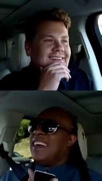 Stevie Wonder Surprises James Corden's Wife Live On Air! #shorts