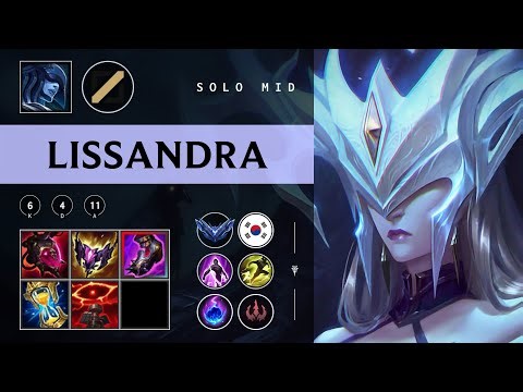 Lissandra Mid vs Zed - KR Diamond Patch 25.23