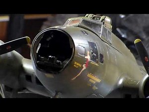 Freddy And Frankie Co Build HK 1/32 B-17F MEMPHIS BELLE Video 5
