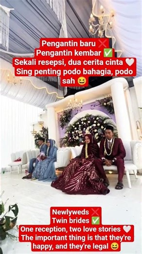 Newlyweds ❌ Twin Brides ✅#shorts