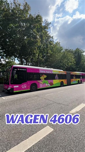 Wagen 4606: Bibi Blocksberg Bus in Hamburg unterwegs