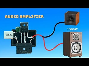 DIY Powerful Ultra Bass Amplifier From Capacitor and Diode, Simple circuit, No IC | DIY Audio