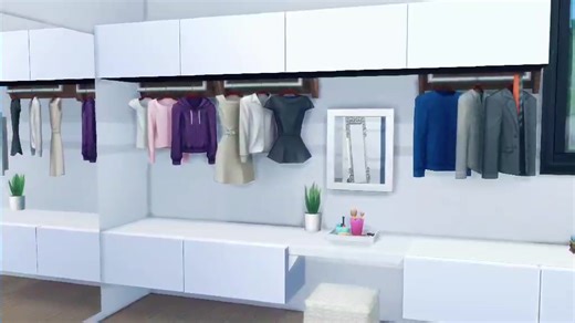 Creating a Stylish Walk-in Closet in The Sims 4