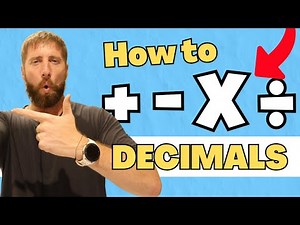 DECIMAL REVIEW: Add Subtract Multiply Divide Decimals - Year 7 Maths lesson