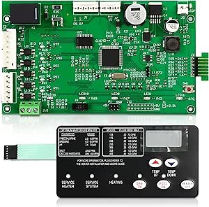Upgrade 42002-0007S 461105 Control Board Kit Replacement for Pentair MasterTemp Sta-Rite Max-E-Therm All NA and LP Series Pool and SPA Heater Electrical Systems with 472610Z Switch Membrane Pad
