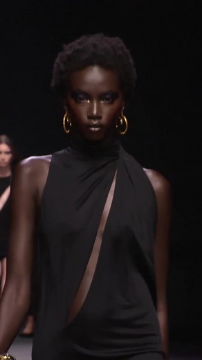 Composed, Rebellious, Versace, The #VersaceSS23 Women’s fashion show from #DonatellaVersace