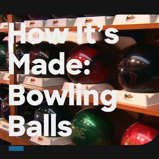 Happy National Bowling Day! 🎳 Who knew this is how bowling balls are really made... #HowItsMade | Discovery Channel UK