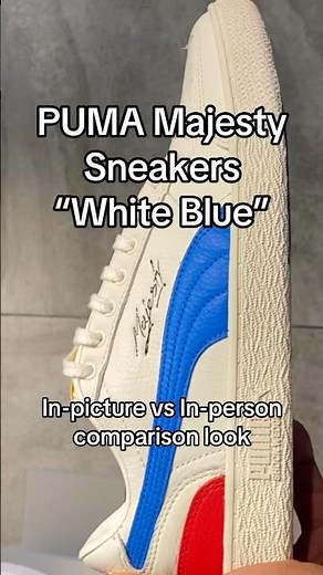 PUMA Majesty Sneakers “White Blue” | In-picture vs In-person