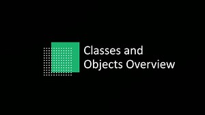 C S 240 - Classes and Objects Overview