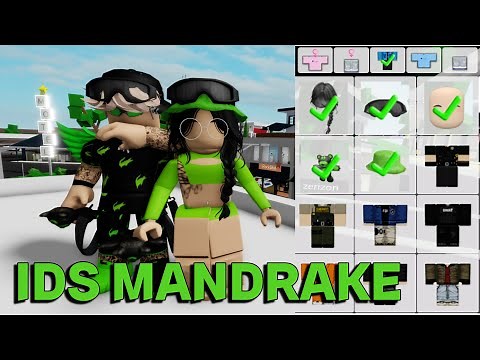 CÓDIGOS ID de ROUPAS MANDRAKES do BROOKHAVEN em 2023