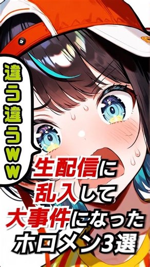 ㊗️40万再生！生配信に乱入して大事件になったホロメン3選#hololive #vtuber #ホロライブ #大空スバル #沙花叉クロヱ #宝鐘マリン