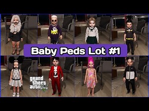 GTA 5: 100+ Toddler Peds for Fivem servers |Baby Peds for Fivem RP | |[Baby Ped Mods Collection #1]