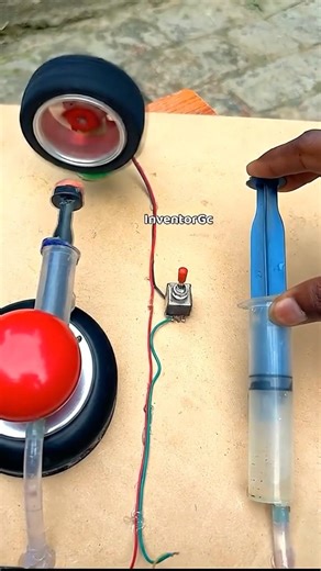 Dc motor and breaking motor project #schoolproject #dcmotor #shortsfeed #shortvideo ￼