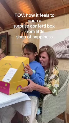 POV: Opening a Surprise Confetti Box from Little Shop of Happiness