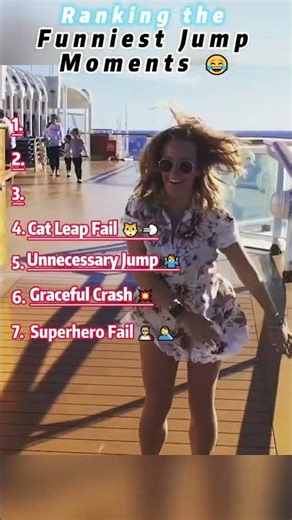Ranking the Funniest Jump Moments 😂 #foryou #funny