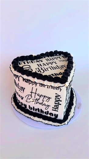 Creative Multi Font Birthday Cake Stencil Ideas