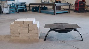 Ember 24" Handcrafted Cooking Fire Pit with Grill Plate Attachment and Cover Lid Attachment for Wood Burning for Backyard Grilling Campfire for Camping, Outdoor Steel Firepit, by Good Directions