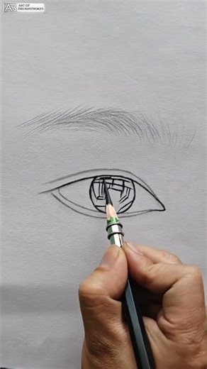 Optical Depth | Reconstructing the Logic of the Soulful Eye #satisfyingart #precisiondrawing