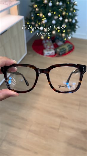Northern Sight Optometry on Instagram: "12 Frames of Xmas 🎄 Why we love this frame: • Oversized, chunky look that makes a statement • Classic tortoise shell colour that never goes out of style • Designed by an eye doctor in New York ✨ Holiday bonus: This frame comes with FREE single vision lenses during our December holiday sale! Visit our office to try it on and grab it before it’s gone! 📍: 4451 Teston Rd, Vaughan 📞: 905-264-3868 #northernsight #holidaysale #eyewearsale #opticalshop #eyewear