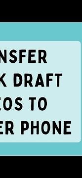 How To Transfer TikTok Drafts To Your New Phone 2025 (Full Tutorial)