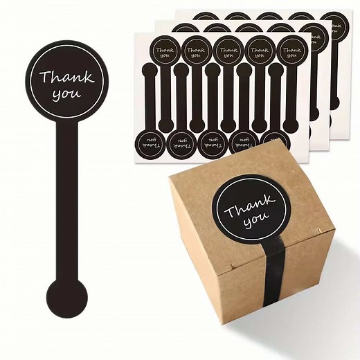 Stylish Thank You Stickers for Gift Packaging