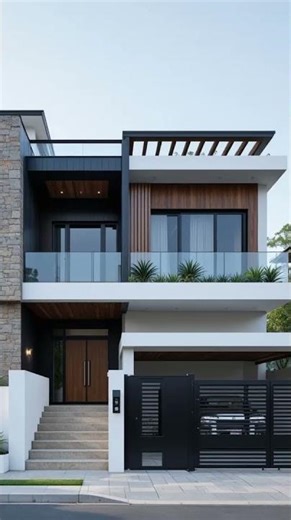 Stylish House Design Ideas #architecture #shorts #2d3ddesigner #villa