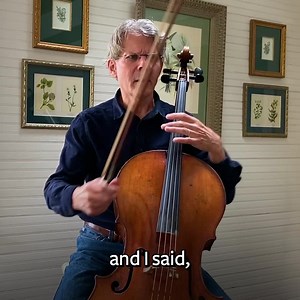 "The thing I love most about the cello... it's so human. It covers the entire vocal range." 🎶 Meet NSO cellist David Teie, hear about how he makes music for cats 😻, and enjoy his performance of Gigue from Suite I in G Major by J. S. Bach—at a speed appropriate for an Irish dancer to jig! | National Symphony Orchestra