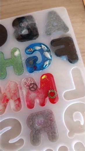 Résine Époxy porte clé ArtoffCreation #resinart #souvenirrésine