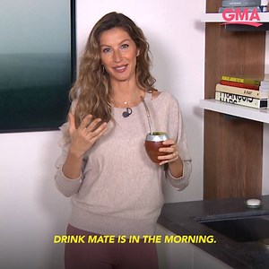 475K views · 288 reactions | Gisele Bündchen says yerba mate is her secret wellness weapon: "It's part of my roots." https://gma.abc/2pC5O60 | Good Morning America | Facebook