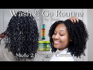 Ultimate Wash & Go Routine with Mielle: Step-by-Step Routine Using Two Products!