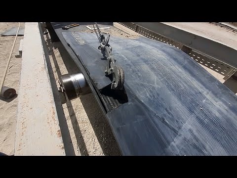 vulcanisation et jonctionnement d'une bande transporteuse