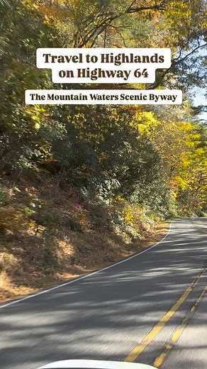 304K views · 3.8K reactions | Drive up the Mountain Waters Scenic Byway on Highway 64 and explore the waterfalls on your way to Highlands!  #highlandsnc #visithighlandsnc #heightofhappiness #highlandsnorthcarolina #openforbusiness #fallfoliage #scenicview #waterfalls | Visit Highlands NC | Facebook