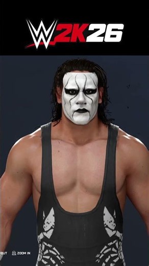WWE 2K26 Create-A-Superstar: Crow Sting Ultimate Fix #shorts #WWE2K26CAW #WWE2K26 #Sting