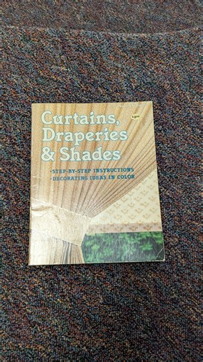 Vintage Sunset Book Curtains, Draperies & Shades Step by Step Instructions, Filled With Ideas, Diagrams and Colorful Pictures - Etsy
