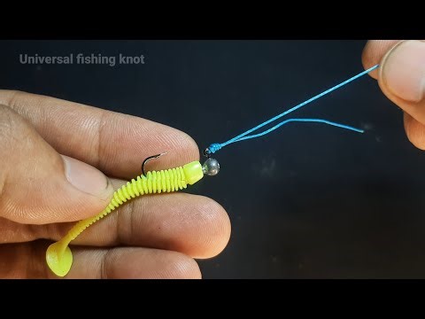 How to tie a jig head easily and strongly, fishing knots