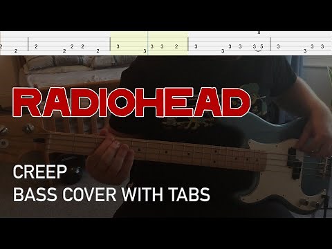 Radiohead - Creep (Bass Cover with Tabs)