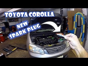 2003 Toyota corolla How to Changing spark plugs