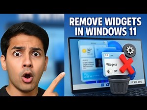 How to Remove Widgets from Windows 11 | Disable Widgets Permanently